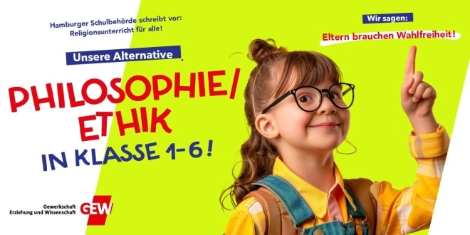 Petition: Für eine Alternative zum Religionsunterricht in den Klassen 1 bis 6 an Hamburger Schulen